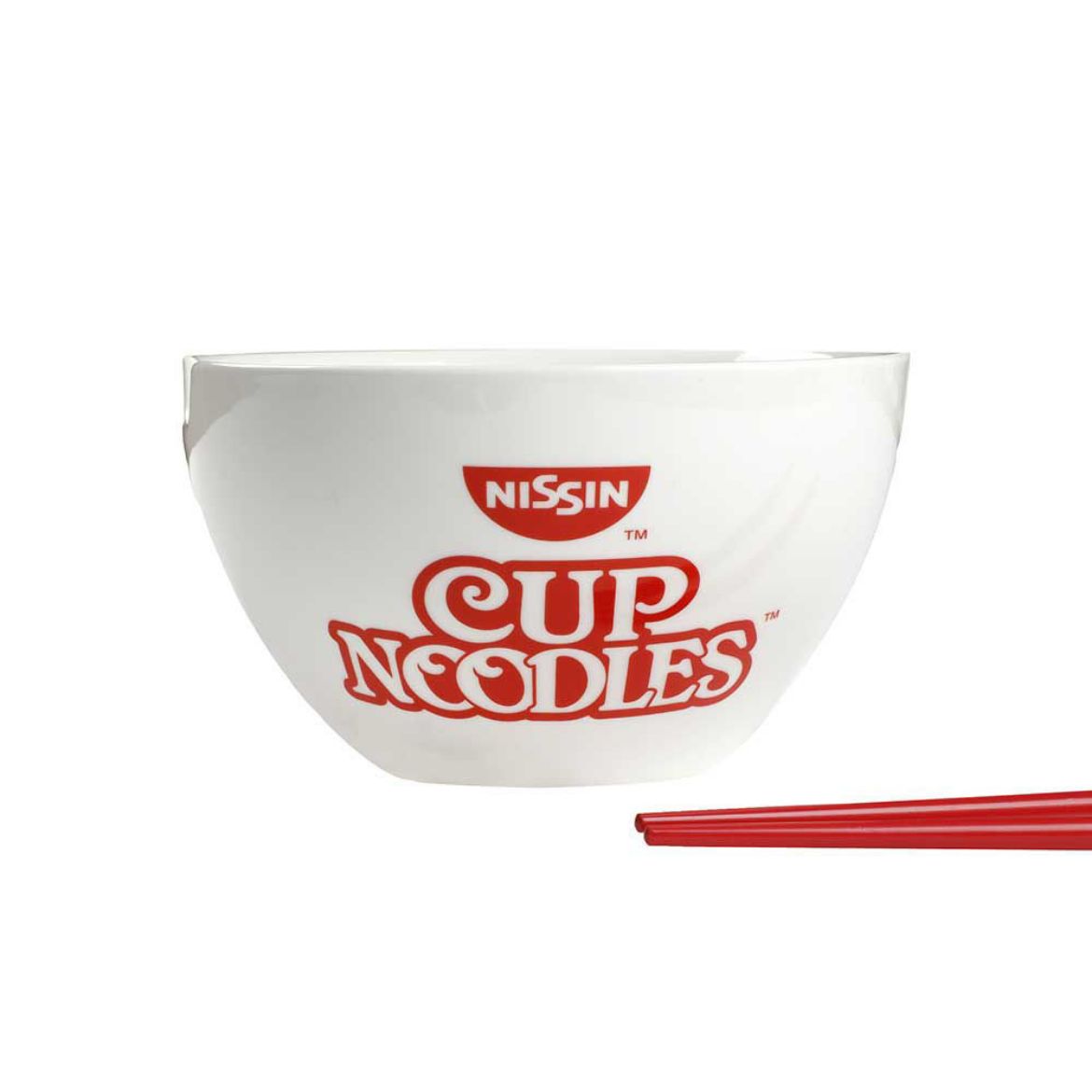 Picture of The Original Cup Noodles 20 oz. Ceramic Ramen Bowl with Chopsticks