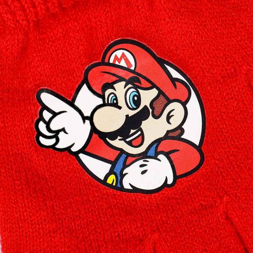 Picture of Super Mario Bros Youth Beanie & Gloves Combo - Set of 2
