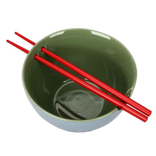 Picture of Naruto Kakashi 20 oz. Ceramic Ramen Bowl with Chopsticks