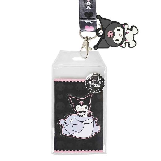 Picture of Kuromi	& Baku Sublimated Lanyard