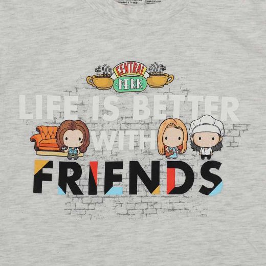 Picture of Friends Life's is Better Chibi Sleepwear Set