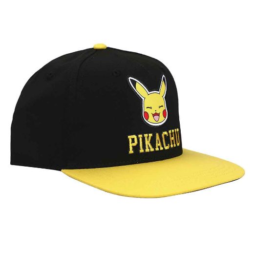 Picture of Pokemon Pikachu Twill Youth Flat Bill Snapback