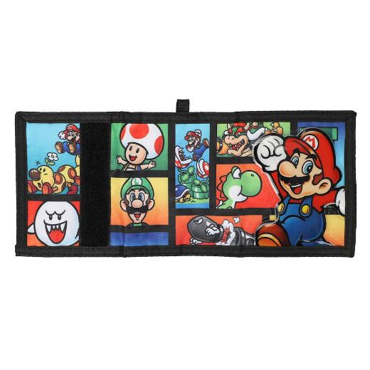 Picture of Super Mario Bros Flat Bill Snapback & Bi-fold Wallet Combo