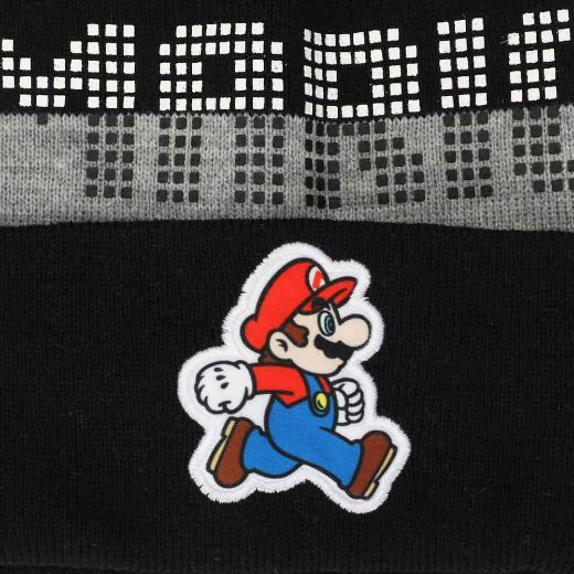 Picture of Super Mario Bros Beanie & Glove Combo