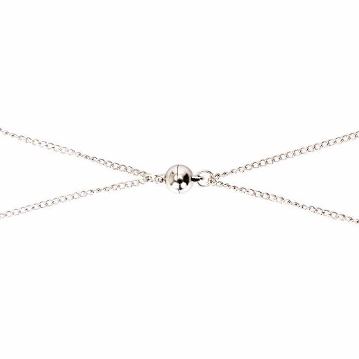 Picture of Pokemon Pikachu & Eevee Magnetic Pokeball Charm Necklace