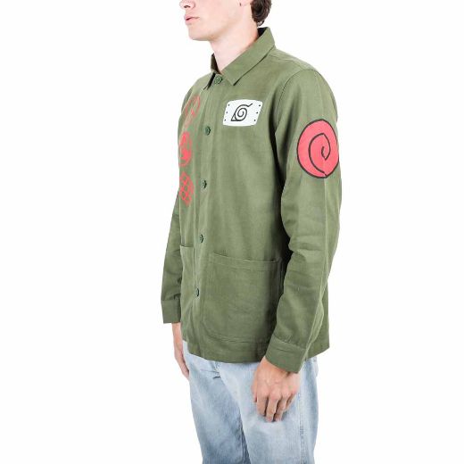 Picture of Naruto Olive Button-Up Chore Jacket