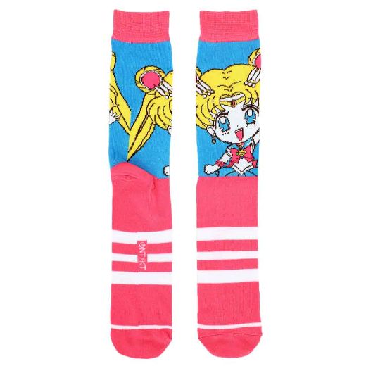 Picture of Sailor Moon Striped 5 Pair Crew Socks