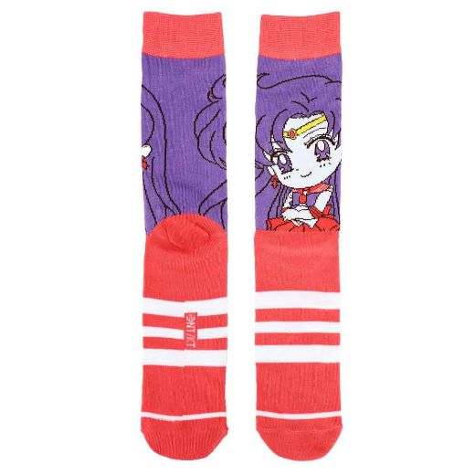 Picture of Sailor Moon Striped 5 Pair Crew Socks