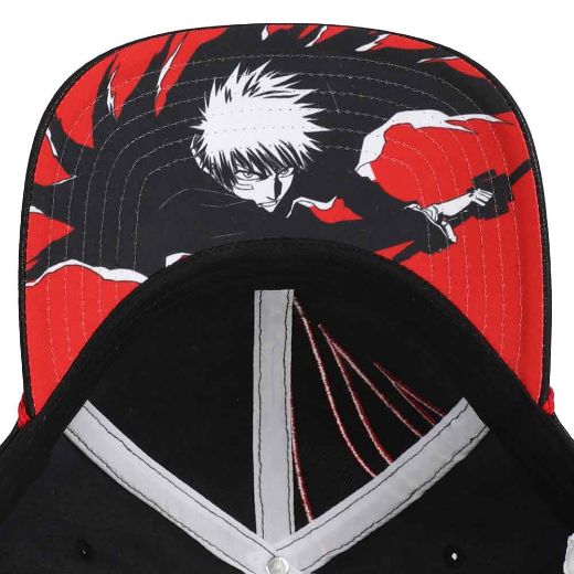 Picture of Bleach Ichigo Kurosaki Suede Pre-Curved Bill Snapback