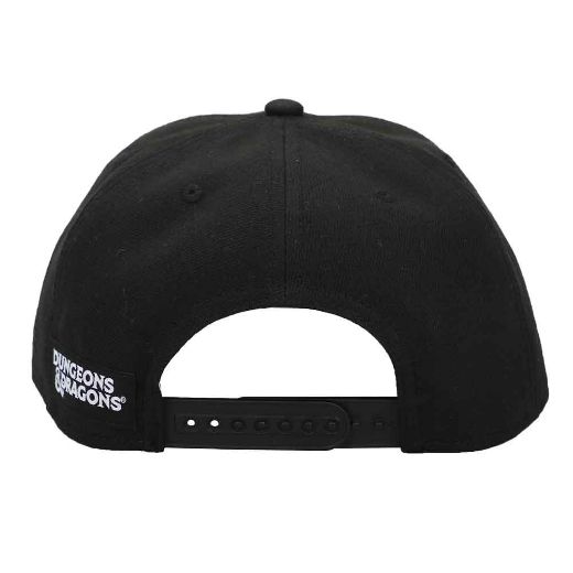 Picture of Dungeons & Dragons Metal Badge and Dragon Skin Pre-Curved Bill Snapback