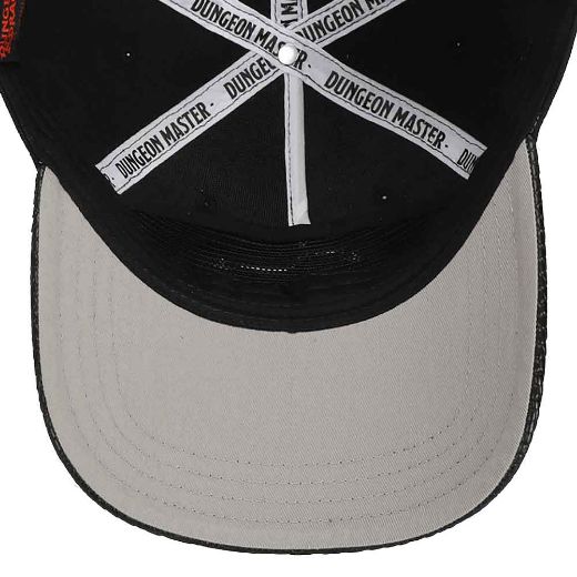 Picture of Dungeons & Dragons Metal Badge and Dragon Skin Pre-Curved Bill Snapback