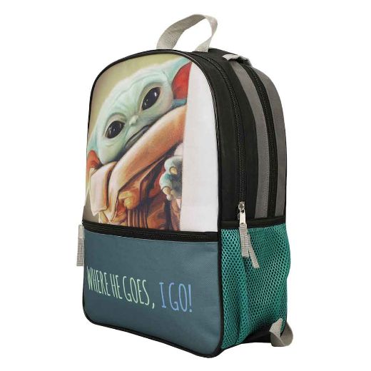 Picture of Star Wars The Mandalorian & Grogu Double-Sided Youth Backpack