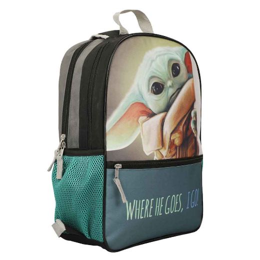 Picture of Star Wars The Mandalorian & Grogu Double-Sided Youth Backpack