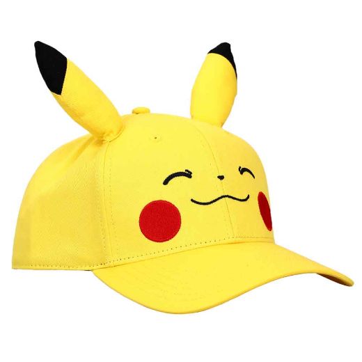 Picture of Pokemon Pikachu 3D Cosplay Pre-Curved Bill Snapback