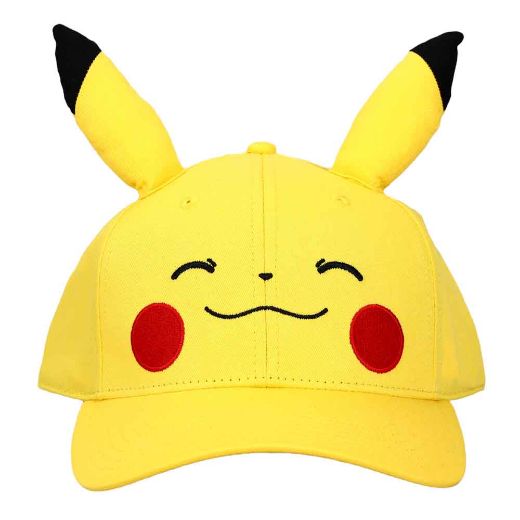 Picture of Pokemon Pikachu 3D Cosplay Pre-Curved Bill Snapback