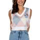 Picture of Hello Kitty Preppy Pastel Juniors Cropped Sweater Vest