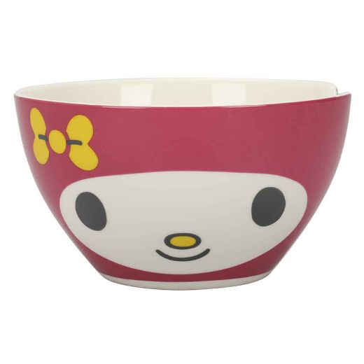 Picture of My Melody 20 oz. Ceramic Ramen Bowl with Chopsticks