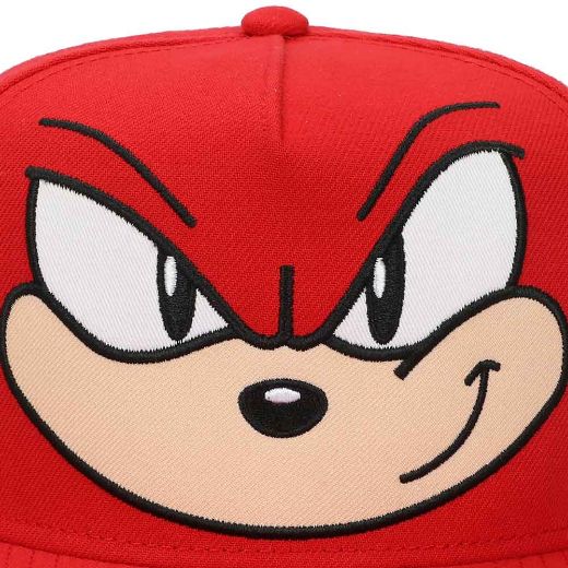 Picture of Sonic the Hedgehog Knuckles Big Face Flat Bill Snapback
