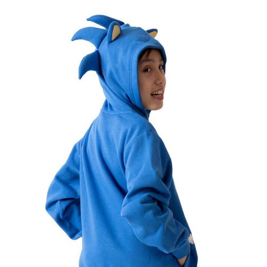 Picture of Sonic the Hedgehog 3D Youth Cosplay Zip Up Hoodie