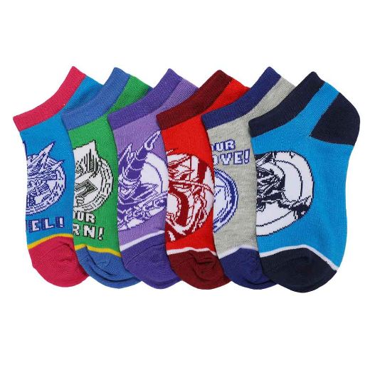 Picture of Yu-Gi-Oh! 6 Pair Youth Socks