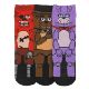 Picture of Five Nights at Freddy's 3 Pair Youth Animigos 360 Character Socks