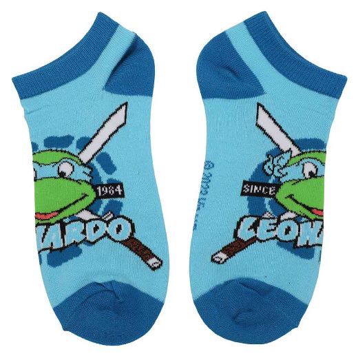 Picture of Teenage Mutant Ninja Turtles Retro Characters 5 Pair Ankle Socks