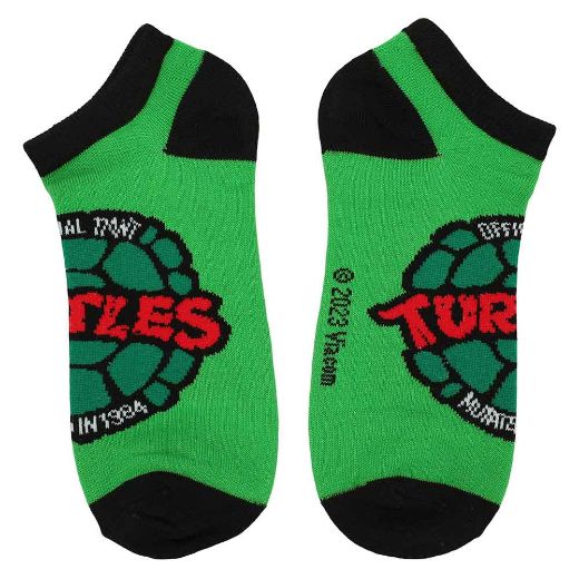 Picture of Teenage Mutant Ninja Turtles Retro Characters 5 Pair Ankle Socks