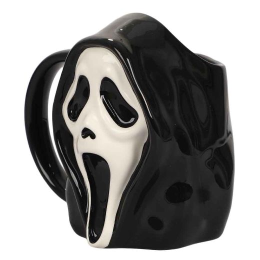 Picture of Ghost Face 16 oz. Sculpted Ceramic Mug