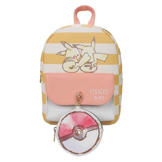 Picture of Pokemon Pikachu & Pokeball Mini Backpack & Coin Purse