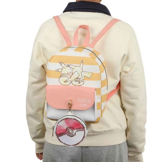 Picture of Pokemon Pikachu & Pokeball Mini Backpack & Coin Purse