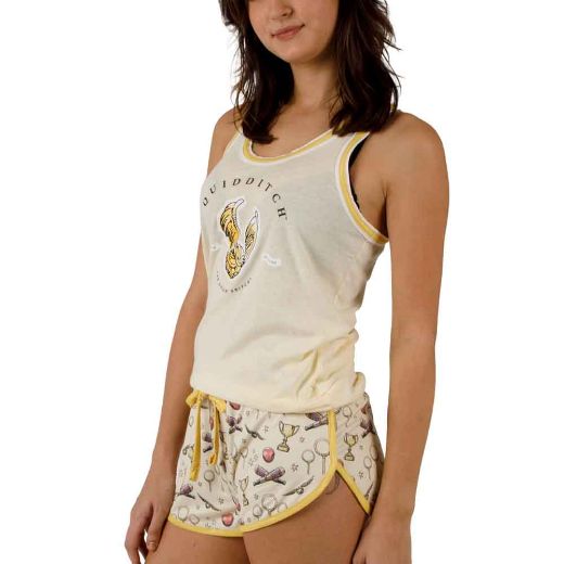Picture of Harry Potter The Golden Snitch Juniors Tank Top & Short Sleep Set