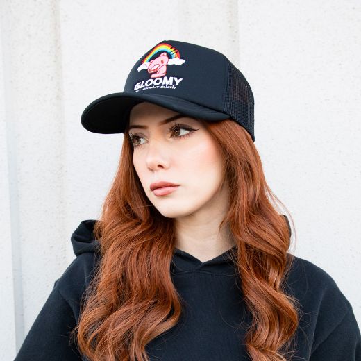 Picture of Gloomy Bear Embroidered Rainbow Trucker
