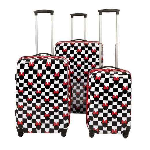 Picture of Disney Minnie Mouse AOP 3 Piece Luggage Set