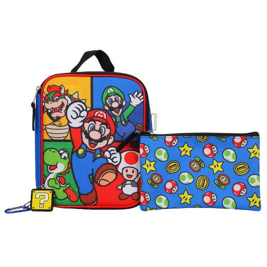 Picture of Super Mario 5 pc Backpack Set