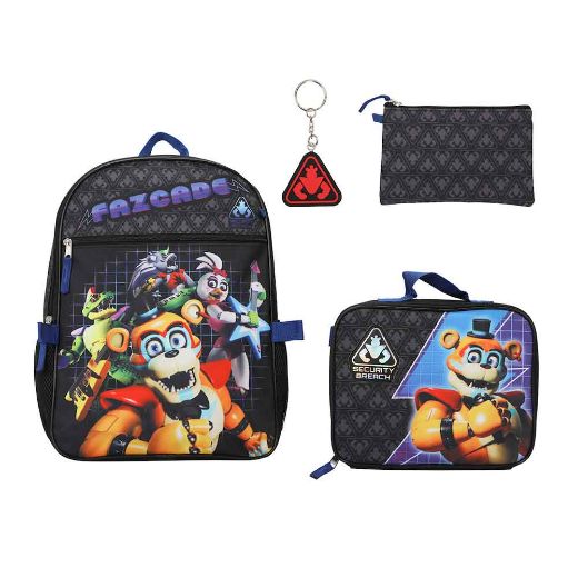 Picture of Five Nights at Freddy's Security Breach 5 pc Backpack Set