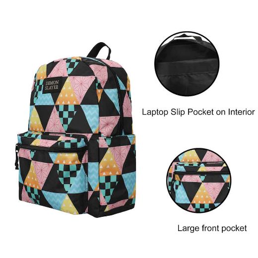 Picture of Demon Slayer Patterns AOP Laptop Backpack