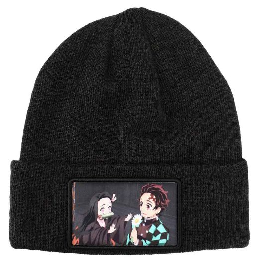 Picture of Demon Slayer Tanjiro & Nezuko Sublimated Patch Beanie