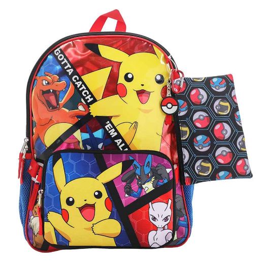Picture of Pokemon Gotta Catch 'Em All 5pc Backpack Set
