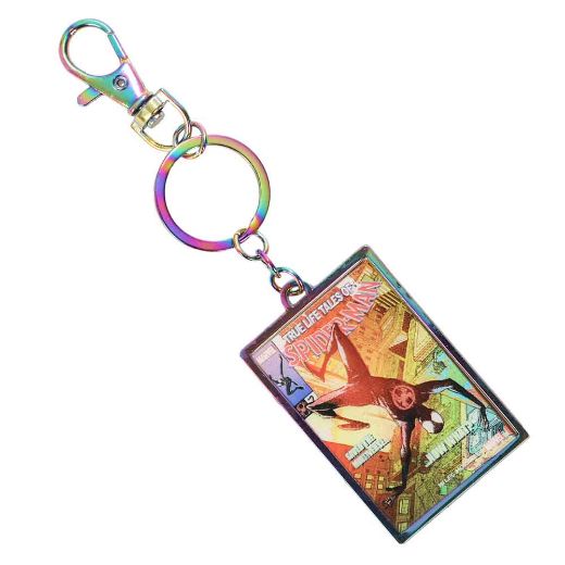 Picture of Marvel Spider-Man: Across the Spider-Verse Comic Cover Keychain