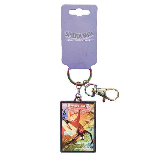 Picture of Marvel Spider-Man: Across the Spider-Verse Comic Cover Keychain