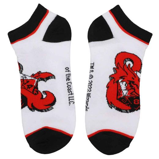 Picture of Dungeons & Dragons Icon 5 Pair Ankle Socks