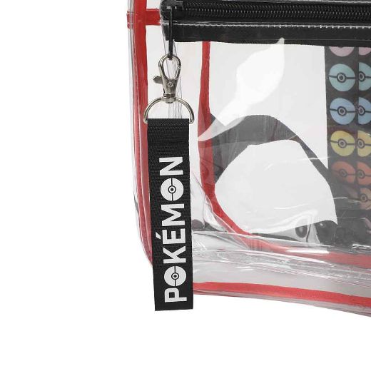 Picture of Pokemon Clear Vinyl Backpack & AOP Utility Case