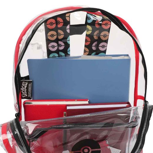 Picture of Pokemon Clear Vinyl Backpack & AOP Utility Case