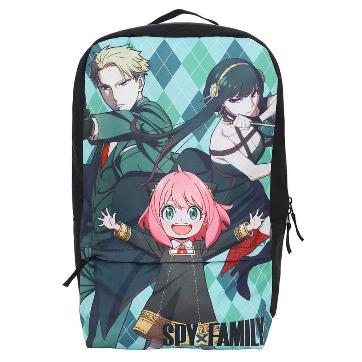 Picture of Spy x Family Argyle Print Laptop Backpack