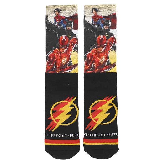 Picture of DC Comics The Flash Worlds Collide Sublimated Crew Socks