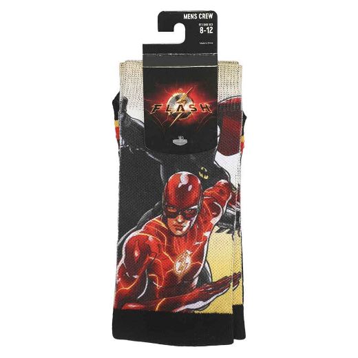 Picture of DC Comics The Flash Worlds Collide Sublimated Crew Socks