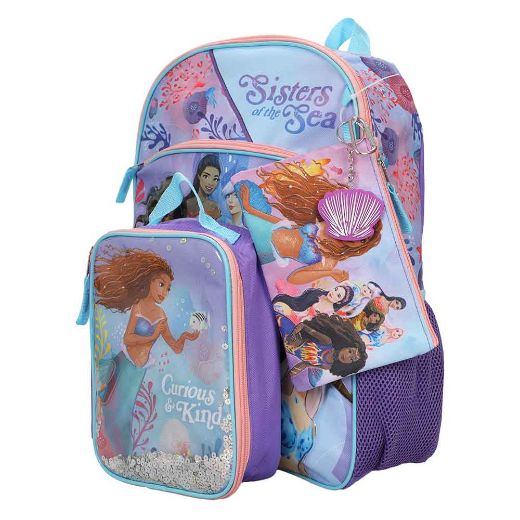 Picture of Disney The Little Mermaid 5 pc Youth Backpack Set