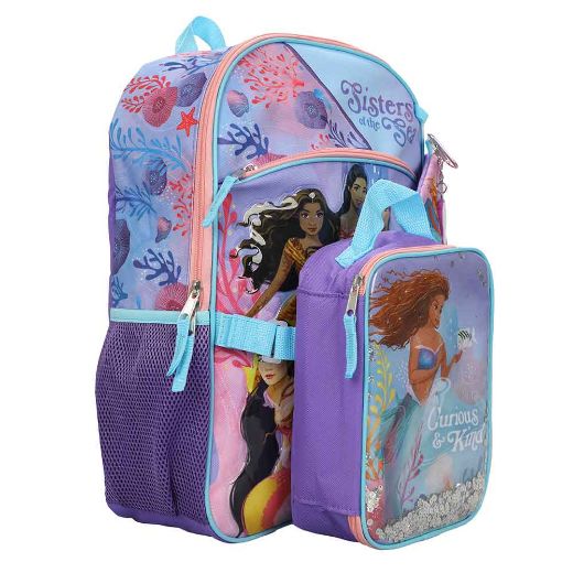 Picture of Disney The Little Mermaid 5 pc Youth Backpack Set
