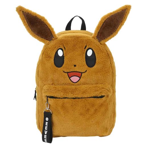 Picture of Pokemon Eevee 3D Faux Fur Laptop Backpack