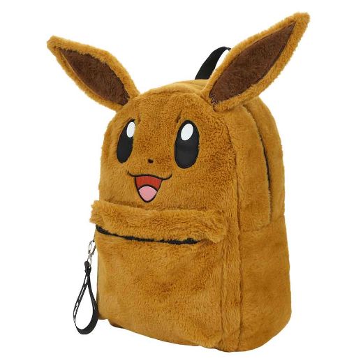 Picture of Pokemon Eevee 3D Faux Fur Laptop Backpack